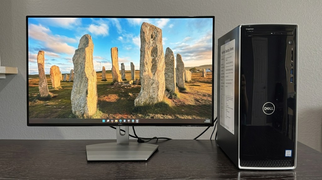 Dual Bundle — two desktops plus three monitors